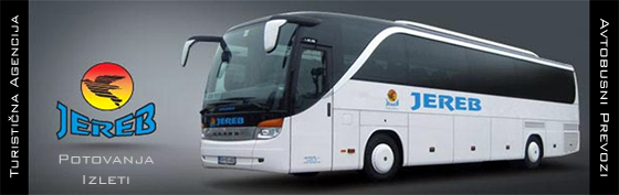 Jereb - turistična agencija, avtobusni prevozi
